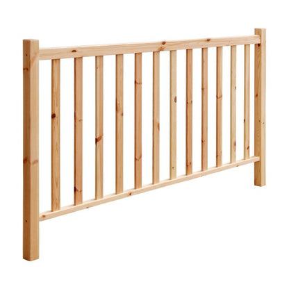 Fyrrebalustrade MP Max 200 cm Natur Træ