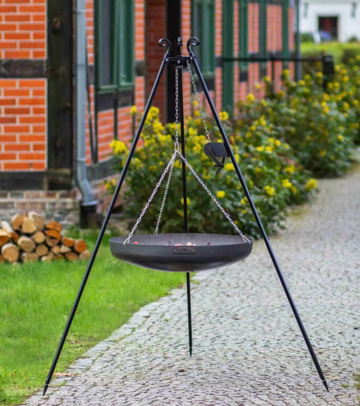 Bålwok 70 cm Sort Stål