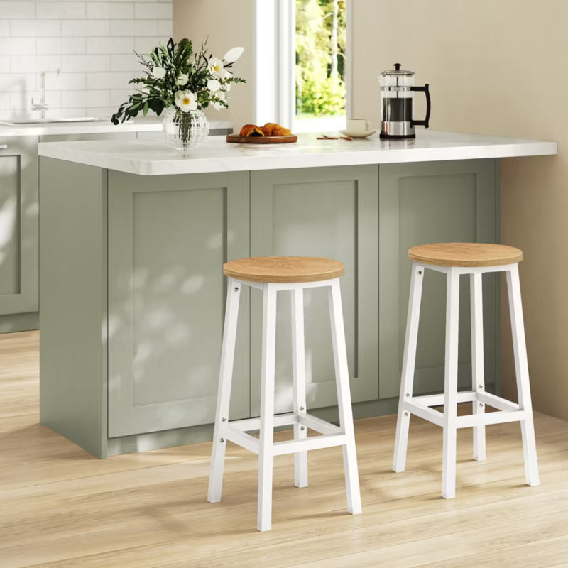 Barstol 32x65 cm Eg Hvid