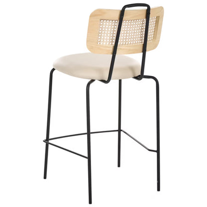 Barstol Adelanto Sæt af 2 Lys Beige
