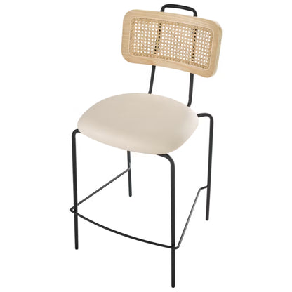 Barstol Adelanto Sæt af 2 Lys Beige