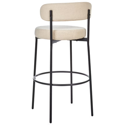 Barstol Allison Bouclé 2 Stk. Stålben