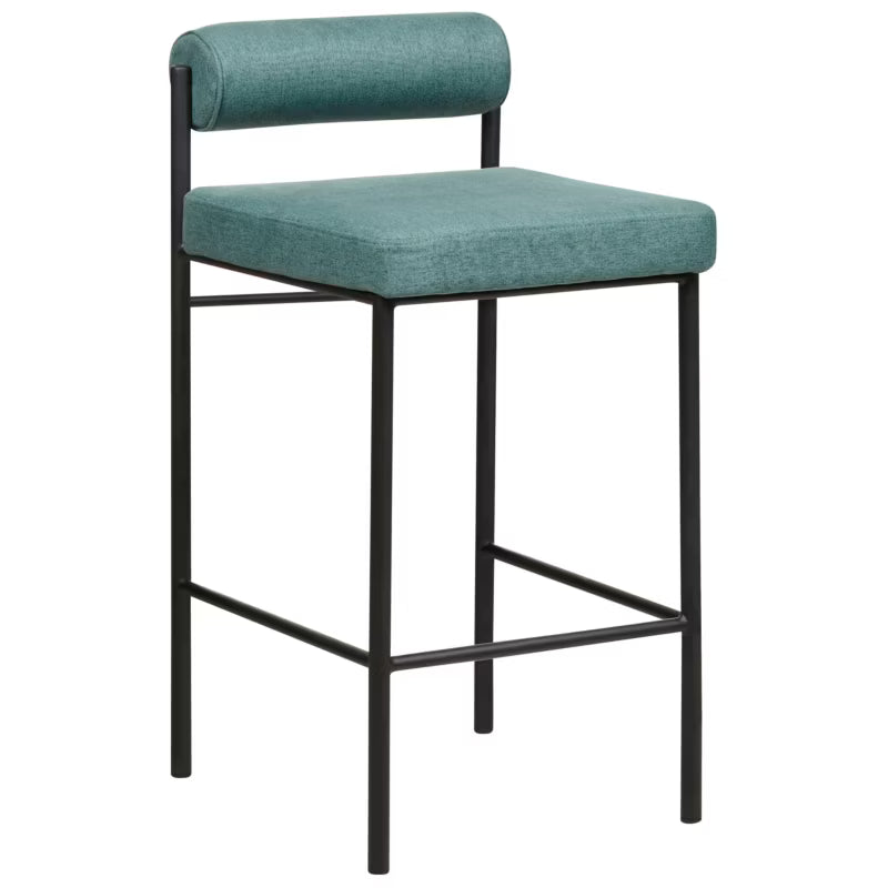 Barstol Amaya 42x82 cm Azurblå Sæt af 2