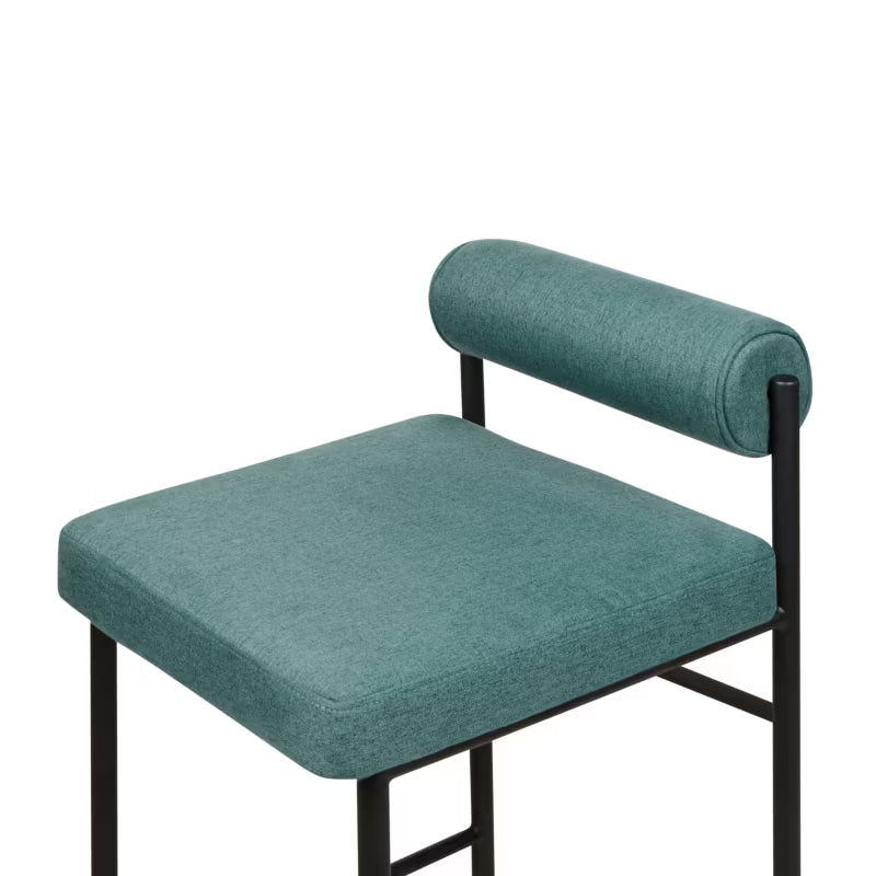 Barstol Amaya 42x82 cm Azurblå Sæt af 2