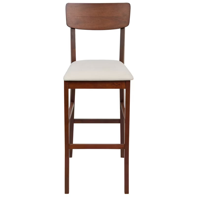 Barstol Ambler Sæt af 2 Mørkebrun/Beige