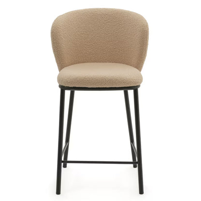 Barstol BARI Mørk Beige Bouclé