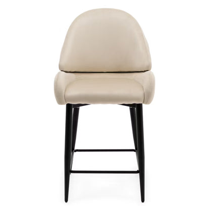 Barstol Bergamo 56x61 cm Beige Fløjl