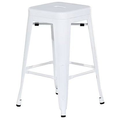 Barstol Cabrillo 2 Stk. Hvid Metal