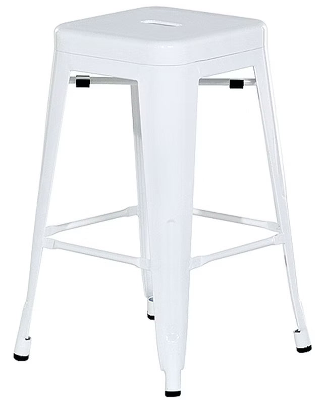 Barstol Cabrillo 2 Stk. Hvid Metal