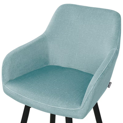 Barstol Casmalia Velour Lyseblå 2-Pak