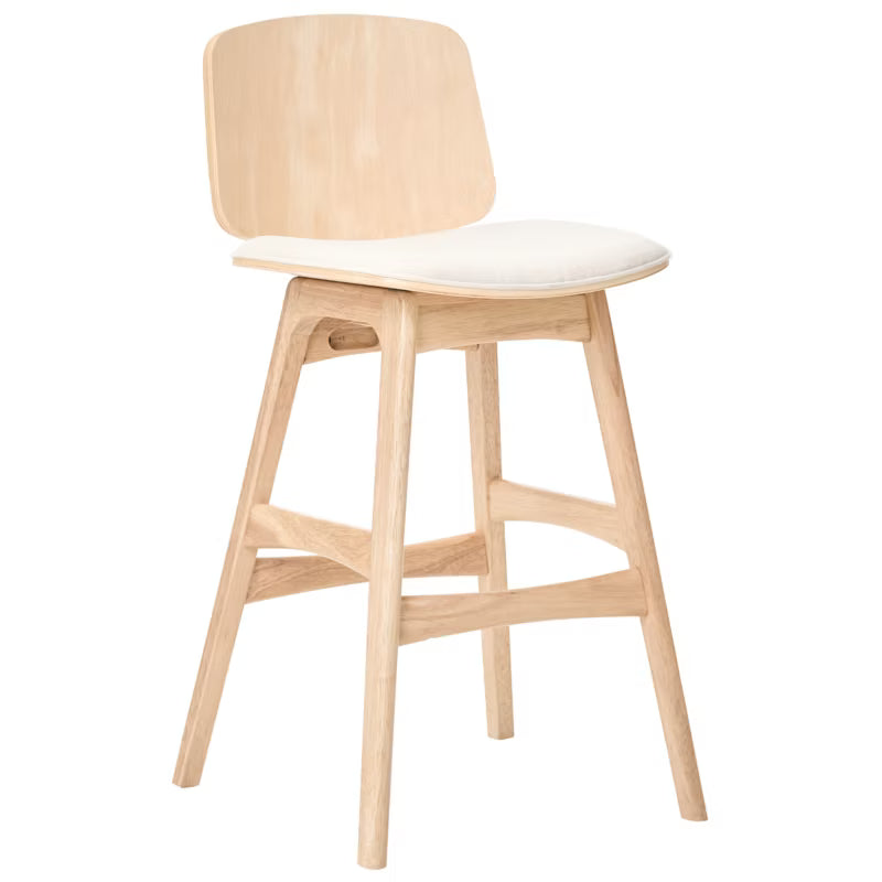Barstol Charleston Sæt af 2 stk. Lys Brun og Beige