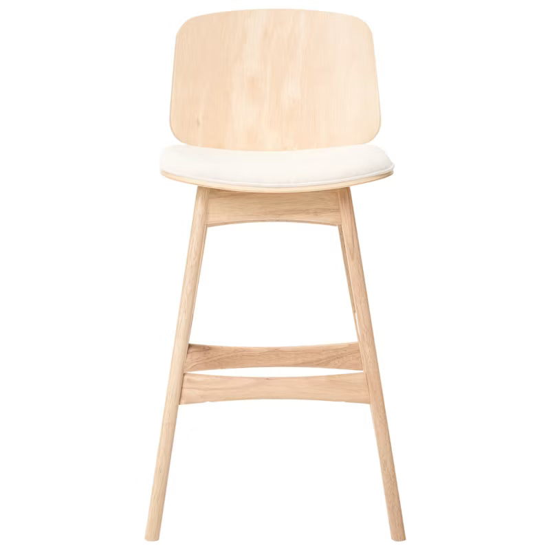 Barstol Charleston Sæt af 2 stk. Lys Brun og Beige