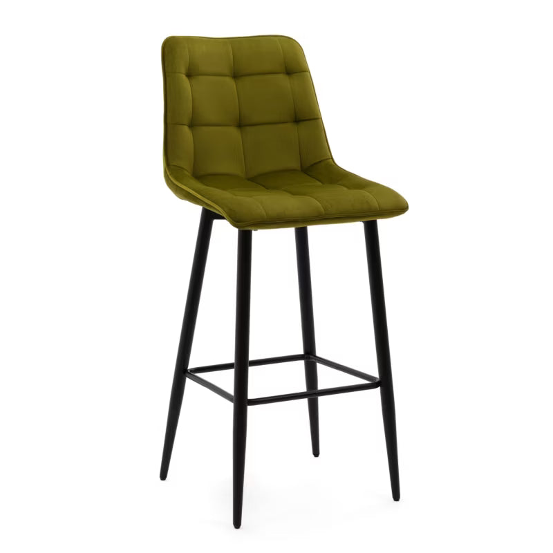 Barstol CHIC Fløjl Olivengrøn