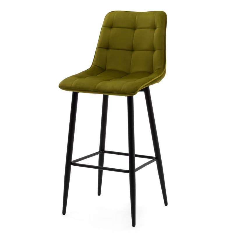 Barstol CHIC Fløjl Olivengrøn