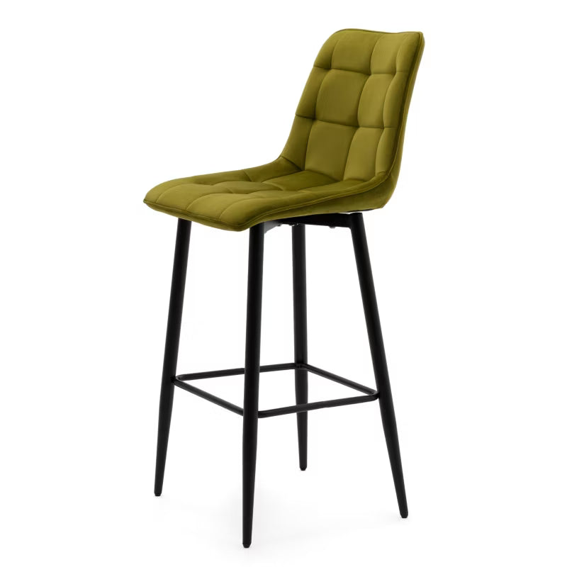 Barstol CHIC Fløjl Olivengrøn