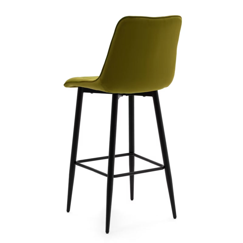 Barstol CHIC Fløjl Olivengrøn