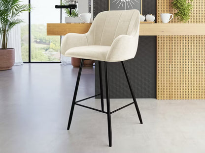 Barstol Colin 50x55x103 cm Sort Metal