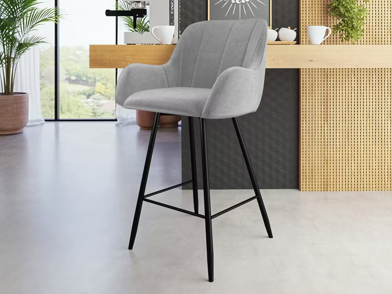 Barstol Colin 50x55x103 cm Duegrå