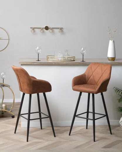 Barstol Darien 2 Stk Gylden Brun