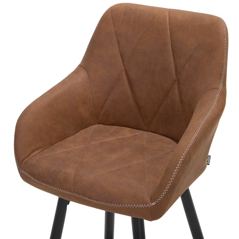 Barstol Darien 2 Stk Gylden Brun