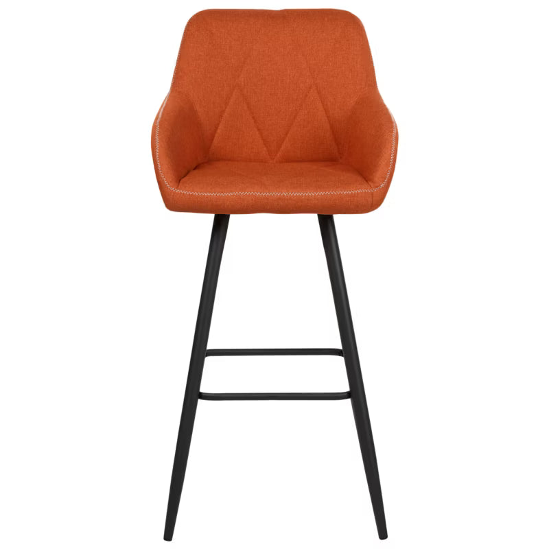 Barstol Darien 50x54x103 cm Orange 2 Stk