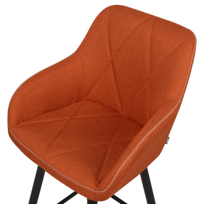 Barstol Darien 50x54x103 cm Orange 2 Stk