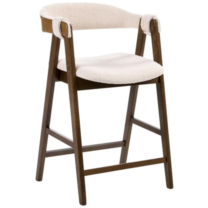 Barstol Day Bouclé Brun og Beige 2 Stk
