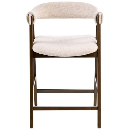 Barstol Day Bouclé Brun og Beige 2 Stk