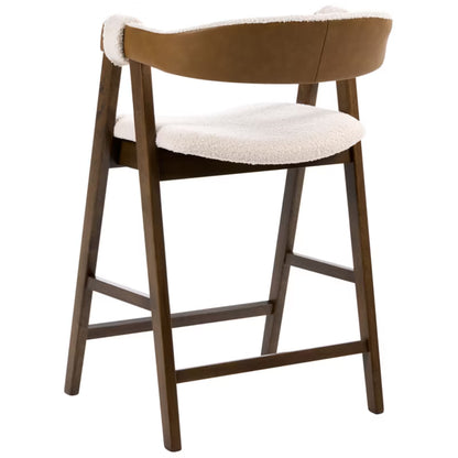 Barstol Day Bouclé Brun og Beige 2 Stk