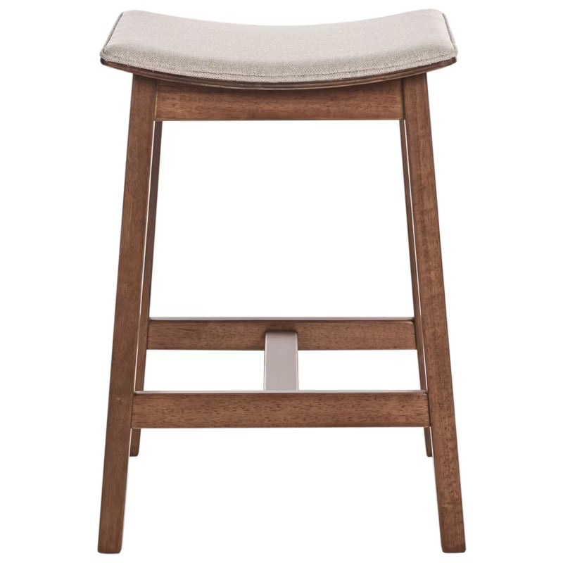 Barstol Dixon 2 Stk. Mørkebrun og Beige