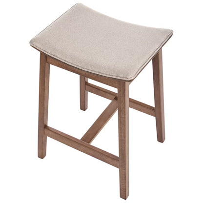 Barstol Dixon 2 Stk. Mørkebrun og Beige