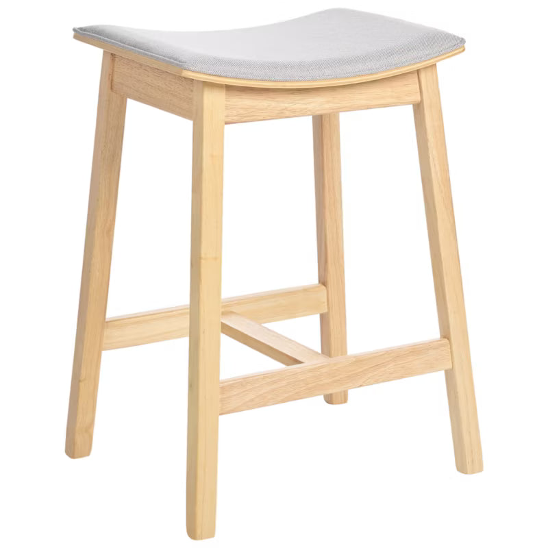 Barstol Dixon 45x39 cm Lys Brun og Grå 2 Stk