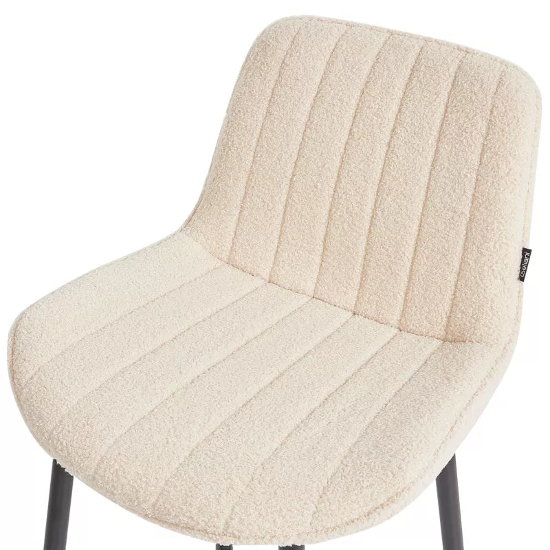 Barstol Dubrovnik Bouclé Lysebeige 2 Stk