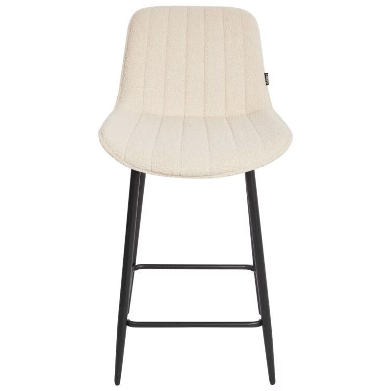 Barstol Dubrovnik Bouclé Lysebeige 2 Stk