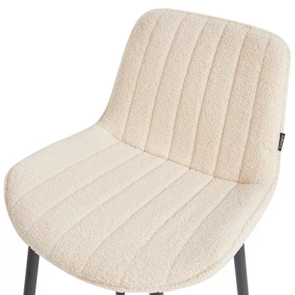Barstol Dubrovnik Bouclé Lysebeige 2 Stk