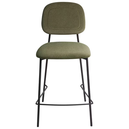 Barstol Duette Velour Olivengrøn 2-Pak