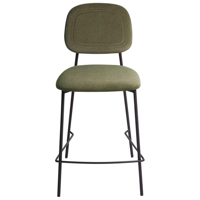 Barstol Duette Velour Olivengrøn 2-Pak