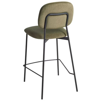 Barstol Duette Velour Olivengrøn 2-Pak
