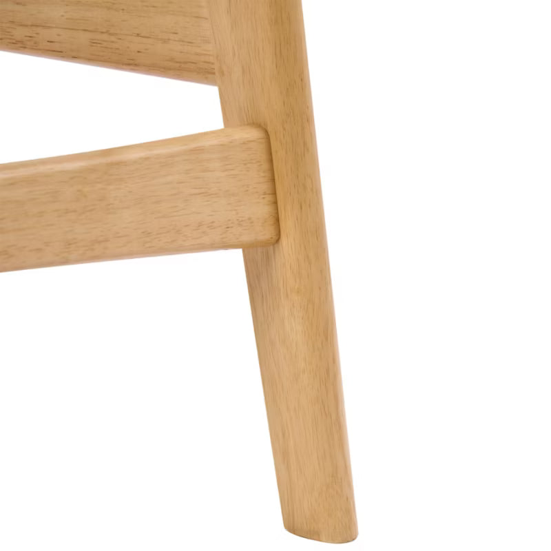 Barstol Elaine Bouclé Sæt med 2 Stk. Beige/Lys Brun