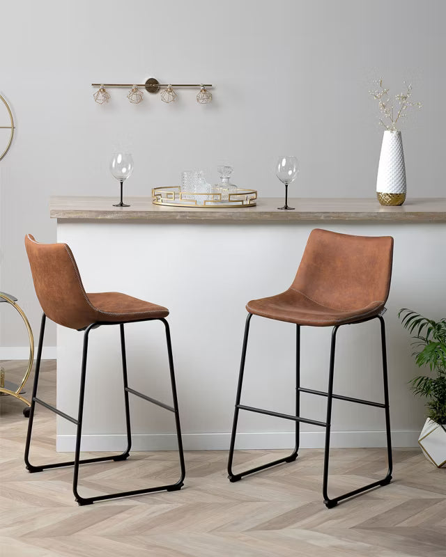 Barstol Franks 46x46x99 cm Sæt med 2 Stk