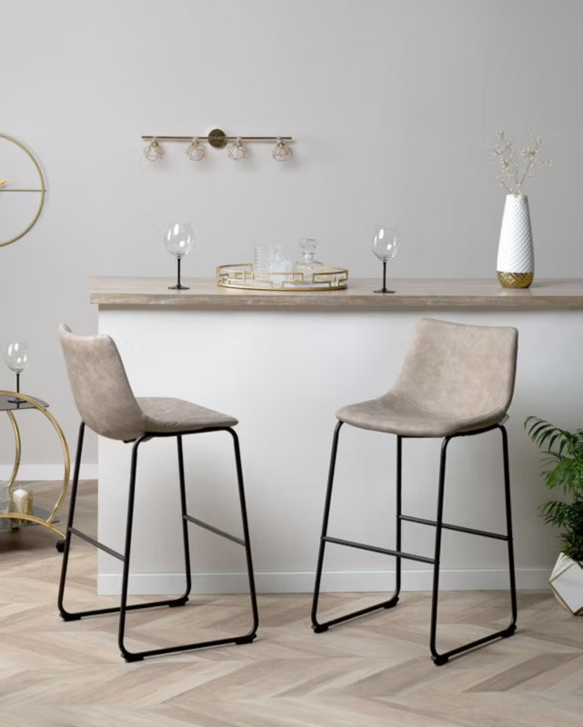 Barstol Franks 46x46x99 cm Sæt med 2 stk.