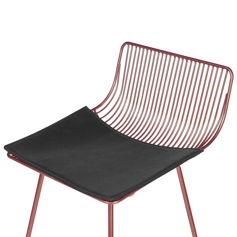 Barstol Fredonia 50x49x97 cm Rosa Guld 2 Stk