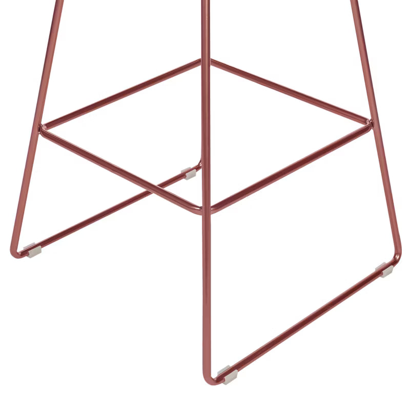 Barstol Fredonia 50x49x97 cm Rosa Guld 2 Stk