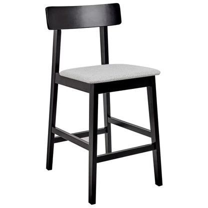 Barstol Isanti 44x54x92 cm Sort Grå 2 Stk