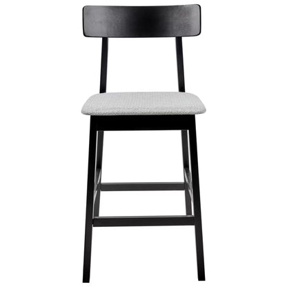 Barstol Isanti 44x54x92 cm Sort Grå 2 Stk