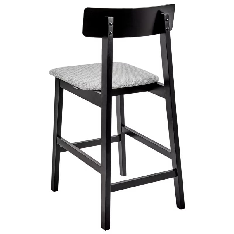 Barstol Isanti 44x54x92 cm Sort Grå 2 Stk