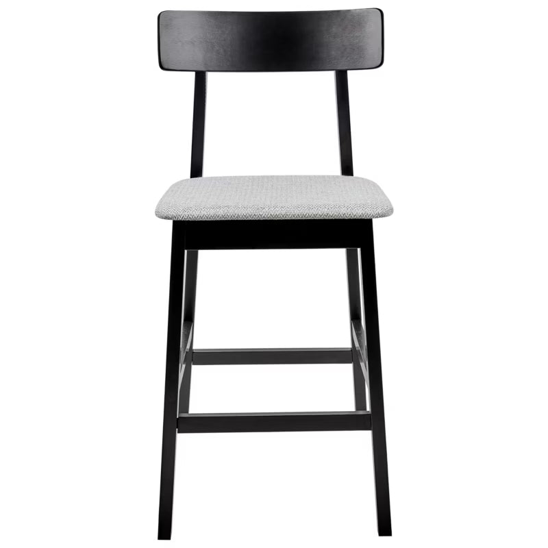 Barstol Isanti 44x54x92 cm Sort Grå 2 Stk