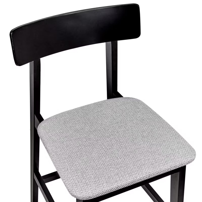 Barstol Isanti 44x54x92 cm Sort Grå 2 Stk