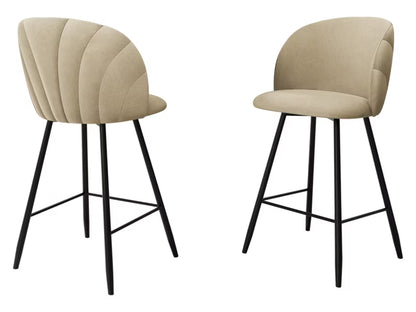 Barstol K99 H 51x51x105 cm Sandfarvet