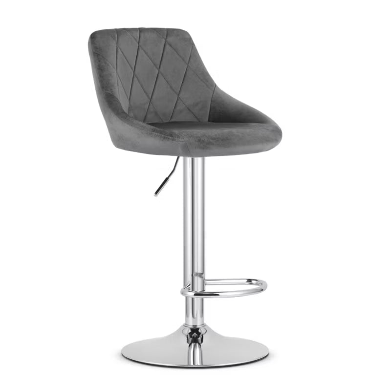 Barstol KAST 45,5x49 cm Grå Krom